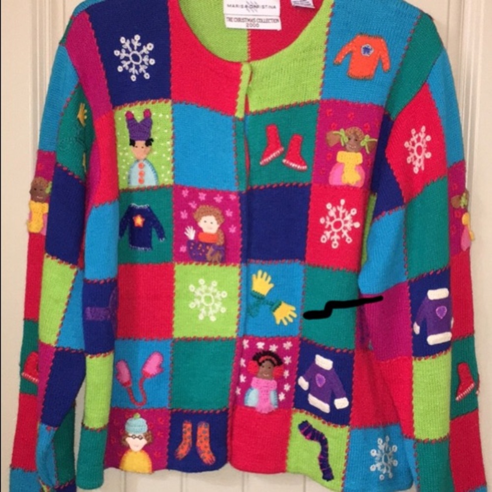 Cute colorful Christmas sweater